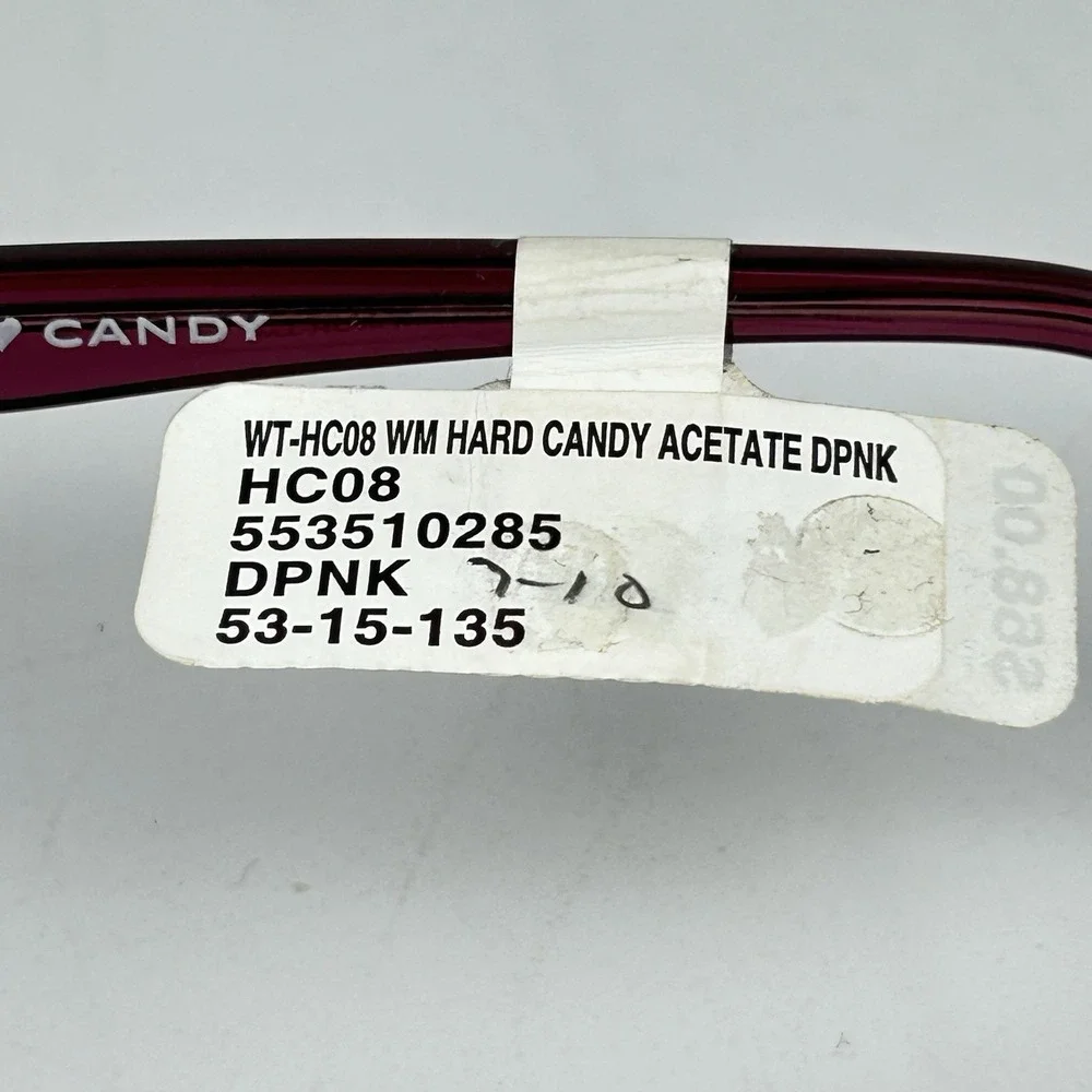 Hard Candy Women's HC08 Dark Pink Eyeglass Frame 53-15-135 mm‎
